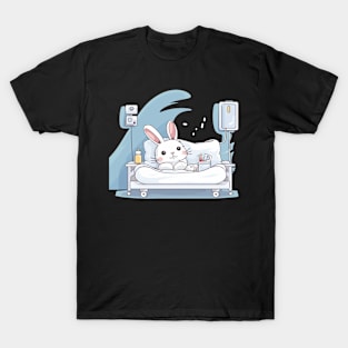 White bunny rescue in the hospital T-Shirt